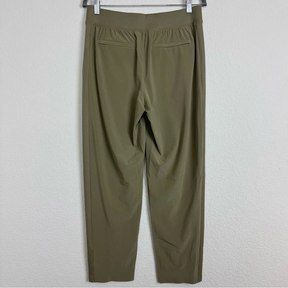 Brooklyn Mid Rise Ankle Pant in‎ Moss Green - Picture 9 of 15